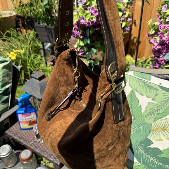 Vintage Coach Legacy XL Suede Duffle #9322 - Picture 6 of 14